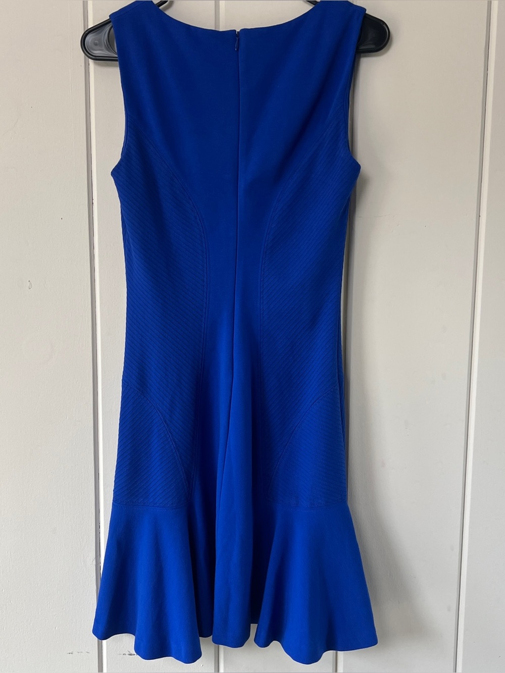 Diane Von Furstenberg Cobalt Blue Sleeveless Flare Dress size 2